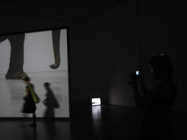 play dead, Douglas Gordon exhibit at MoMA