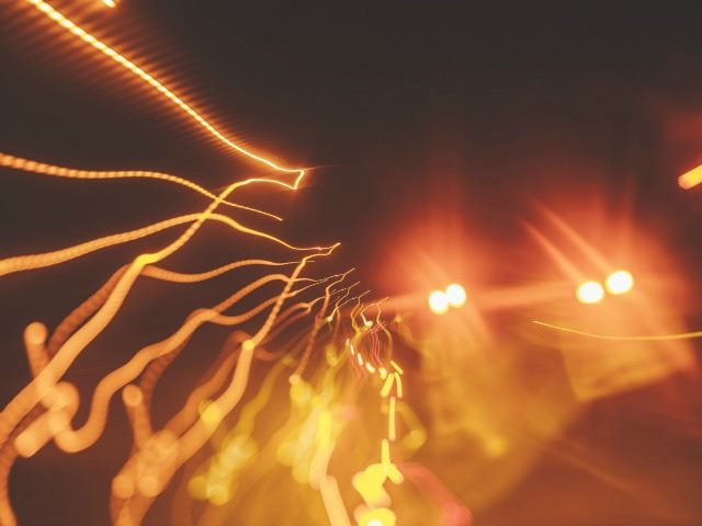light trails