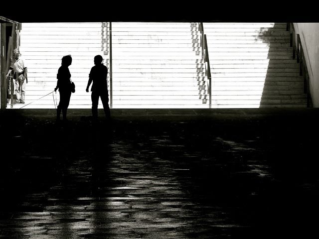 people talking