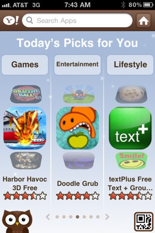 Find new apps with your Yahoo friend