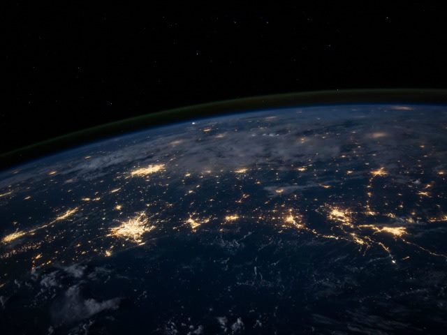 lights over Gulf of Mexico