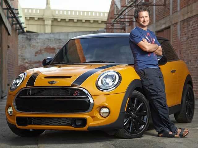 Lee Nadler with a MINI