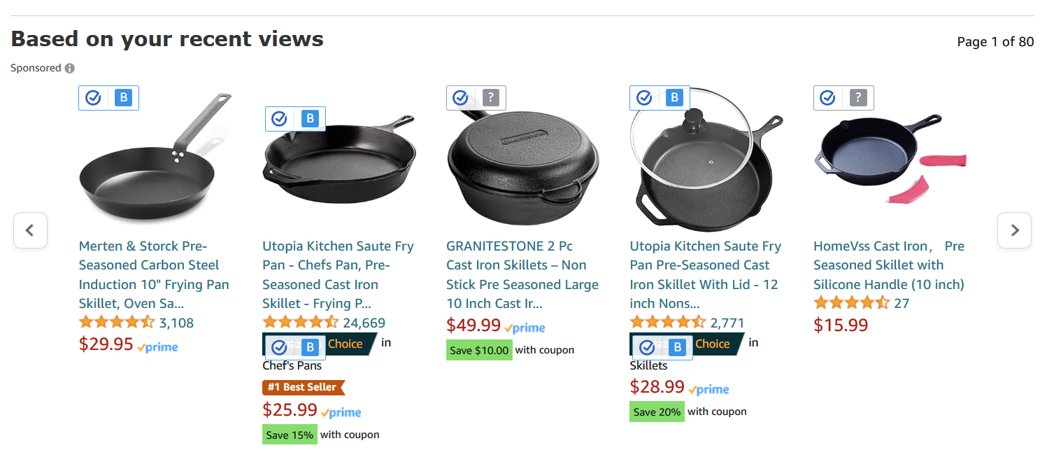 amazon customer recommendations