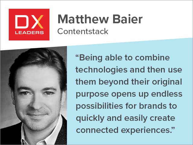 Matthew Baier, " “Being able to combine technologies and then use them beyond their original purpose opens up endless possibilities for brands to quickly and easily create connected experiences.”