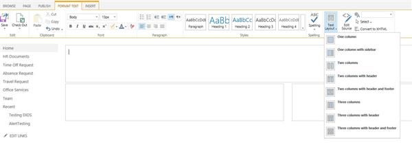 Creating a Page
